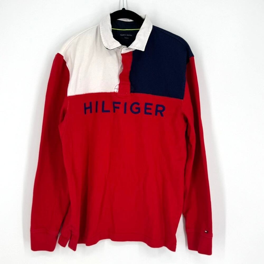 Tommy Hilfiger Vintage Rugby Shirt Size Medium